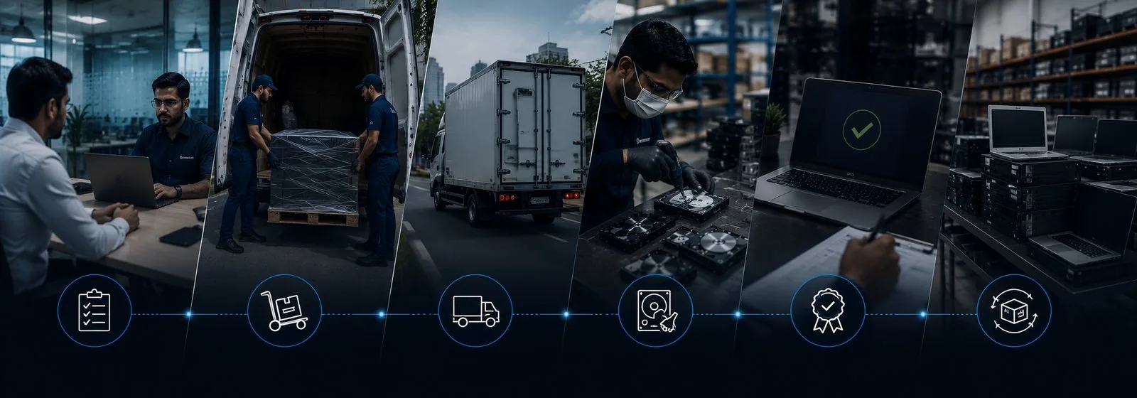 Devices being logged and scanned during a PrivAce pickup