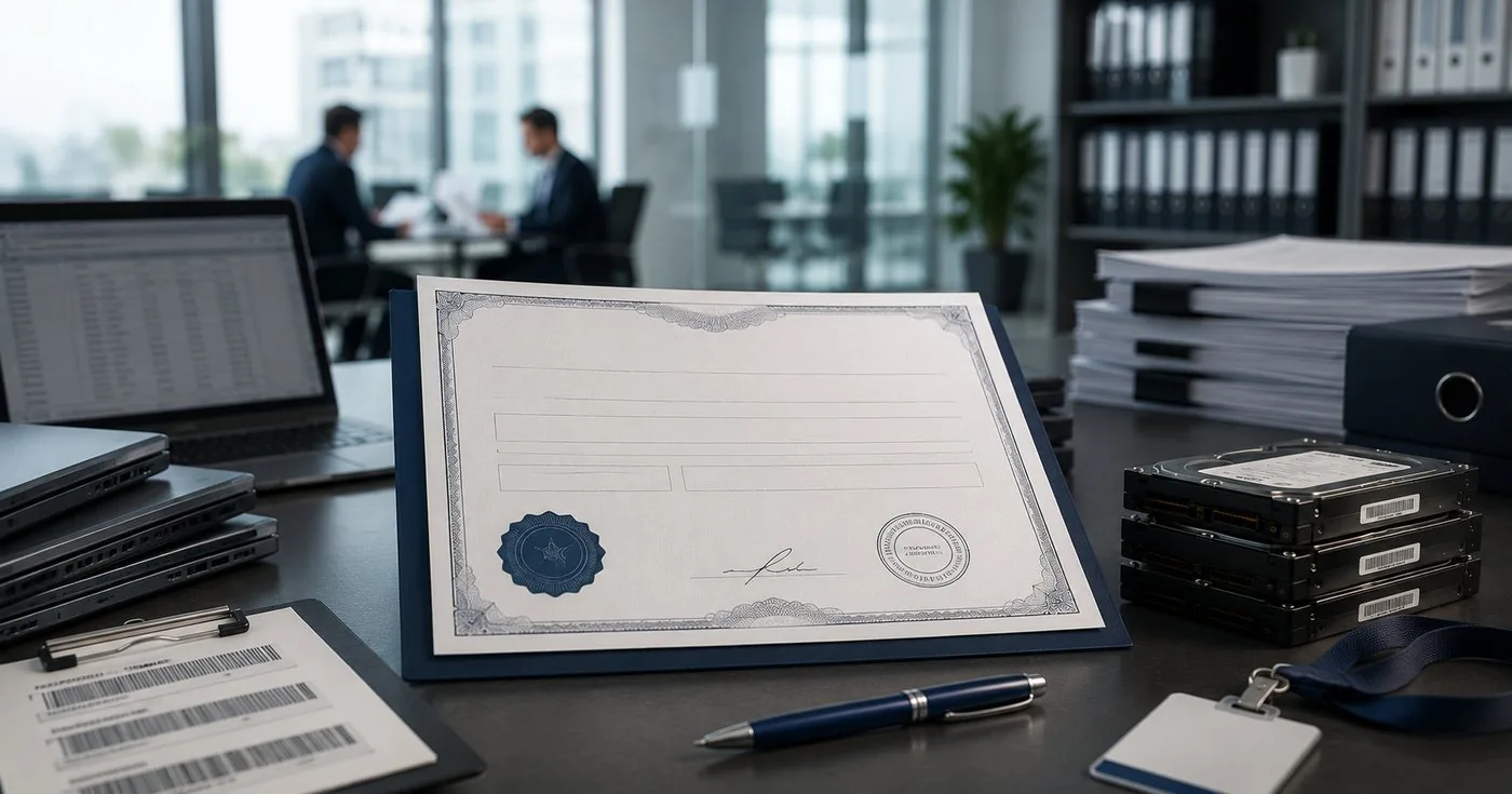 What a Certificate of Destruction Should Actually Contain