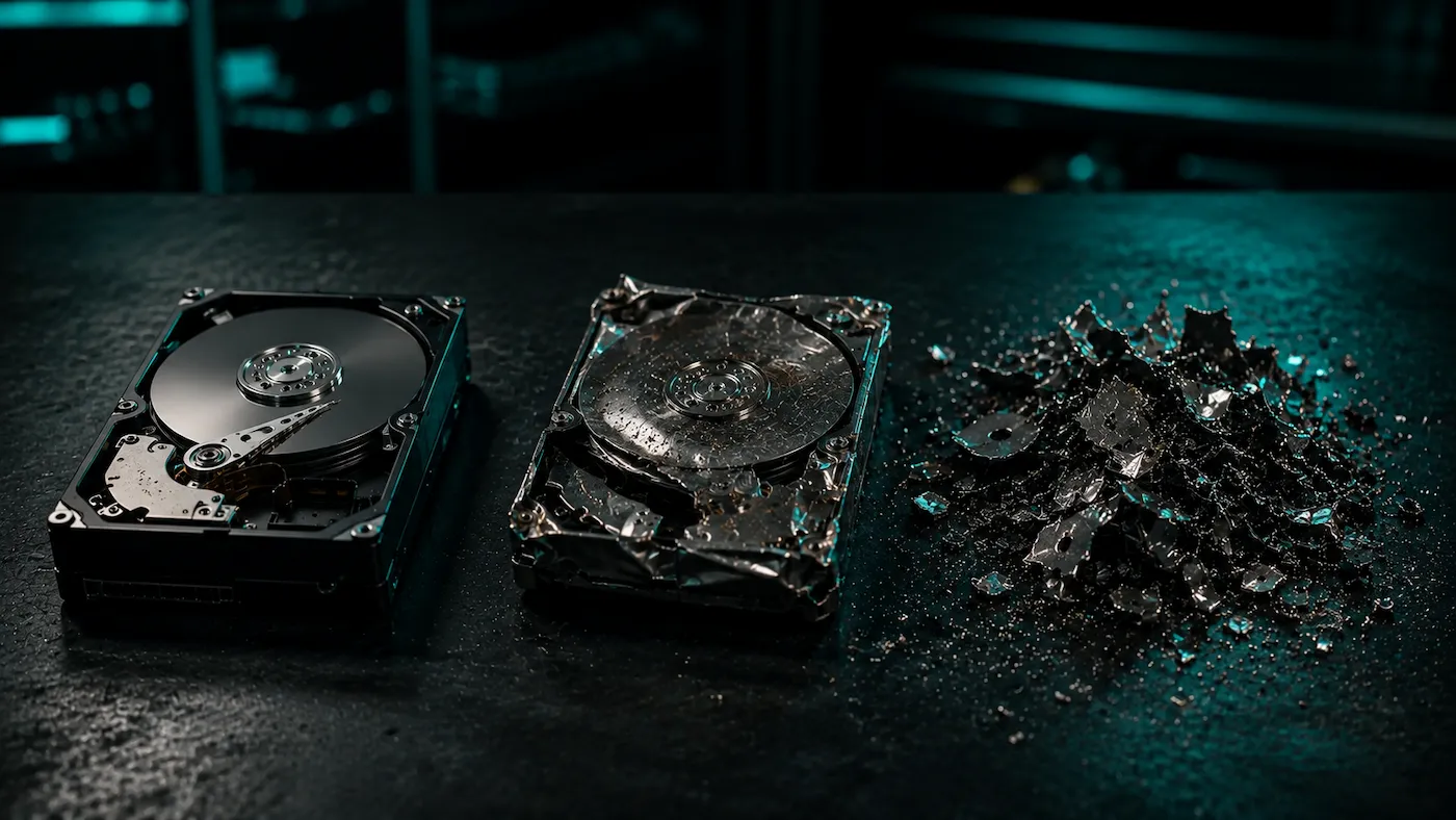 Hard Disk Destruction: Shredding vs Degaussing vs Wiping