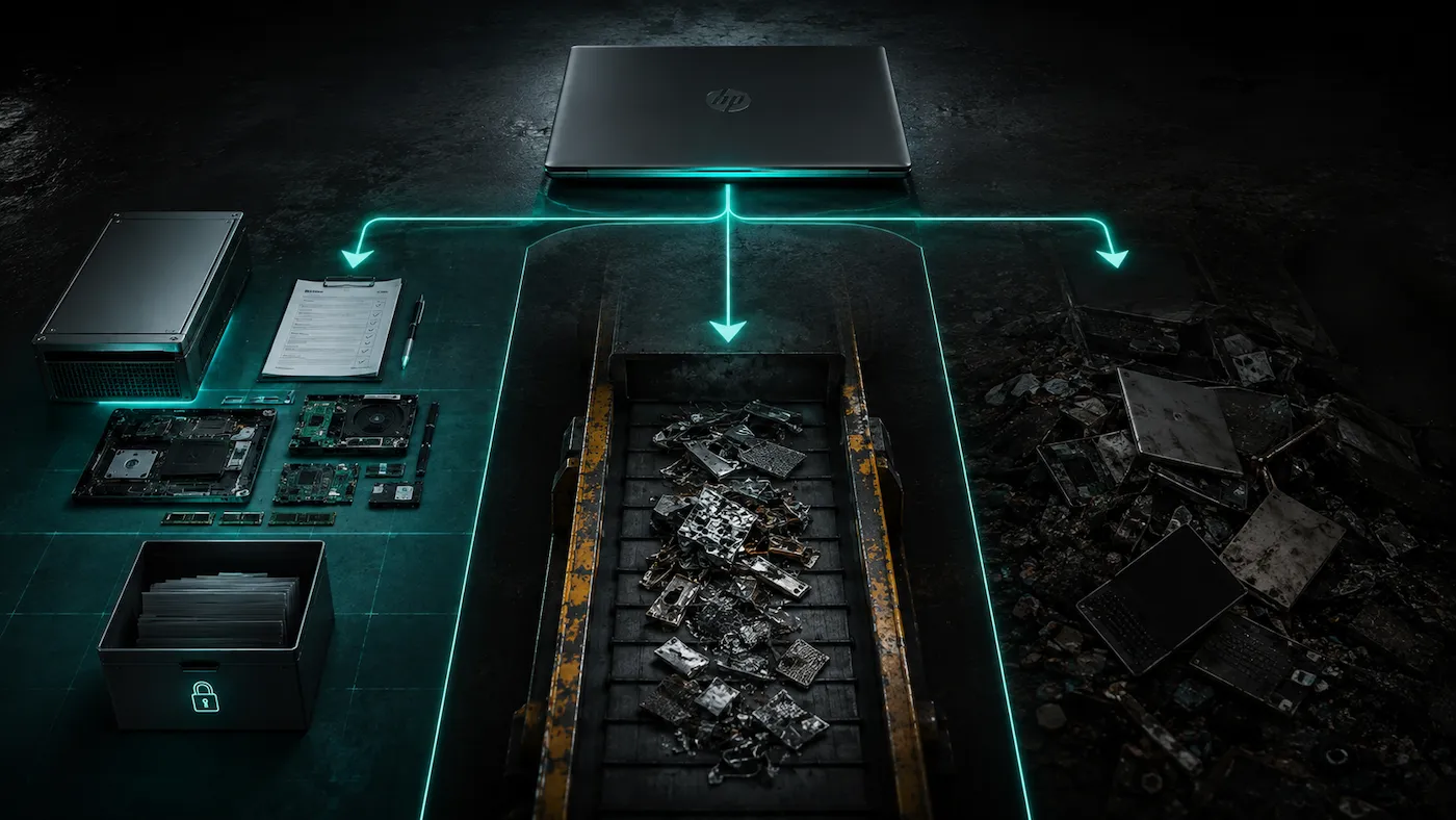ITAD vs E-Waste Recycling vs Scrap Dealer: What's the Difference?