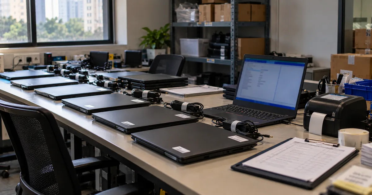 How to Prepare Company Laptops Before Recycling or Resale